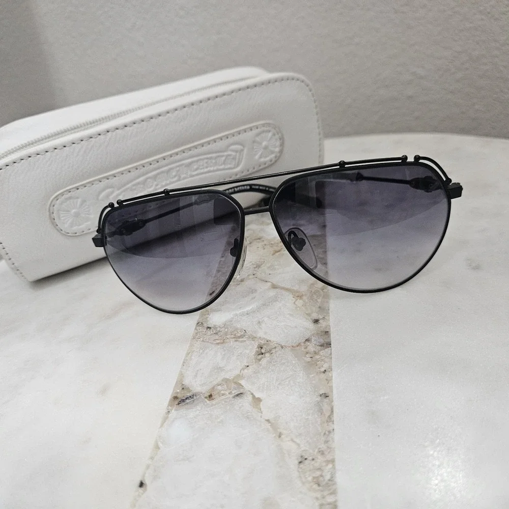 Chrome‎ Hearts KUFANNAW ll  Sunglasses Large Aviator Fit